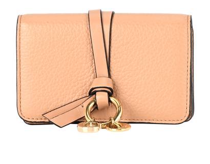 Chloe C Charm Small Purse, &pound;130, Accessories, Beige, Leather, Front view